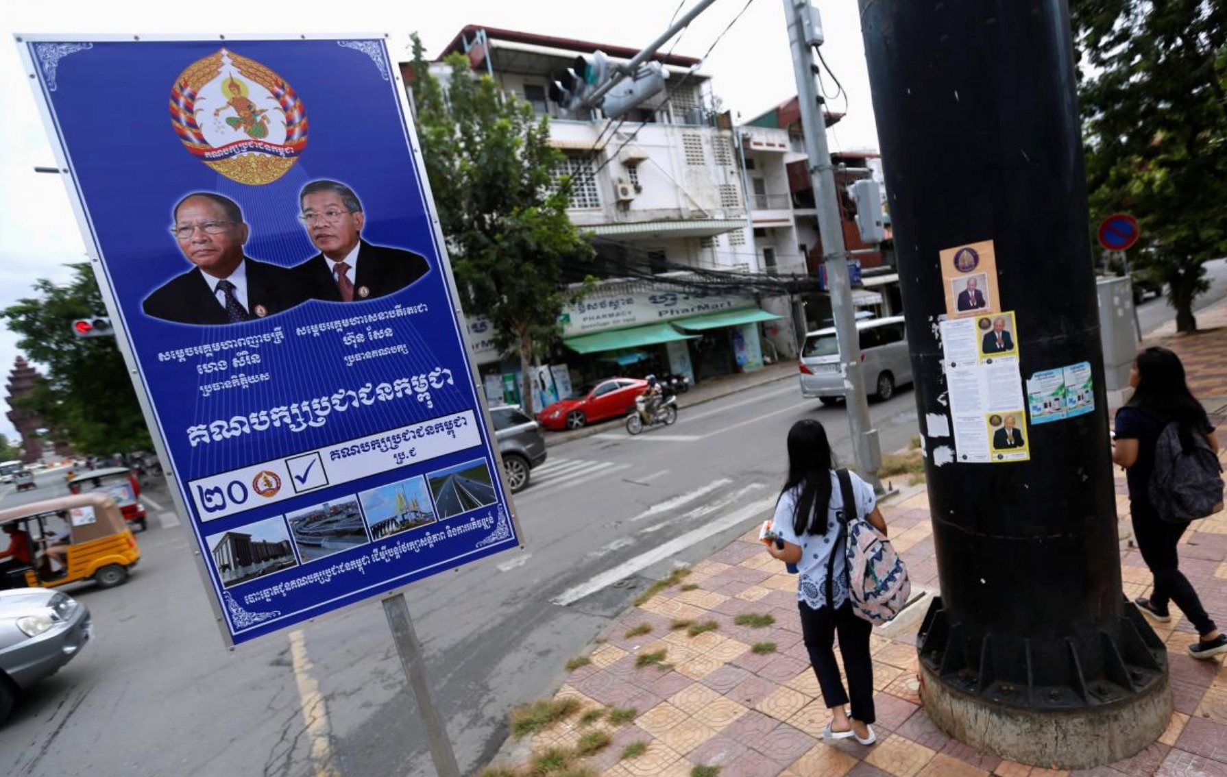 บรรยากาศการเมืองกัมพูชาเงียบกริบ หลังรบ.ปราบหนักผู้วิจารณ์การเลือกตั้ง