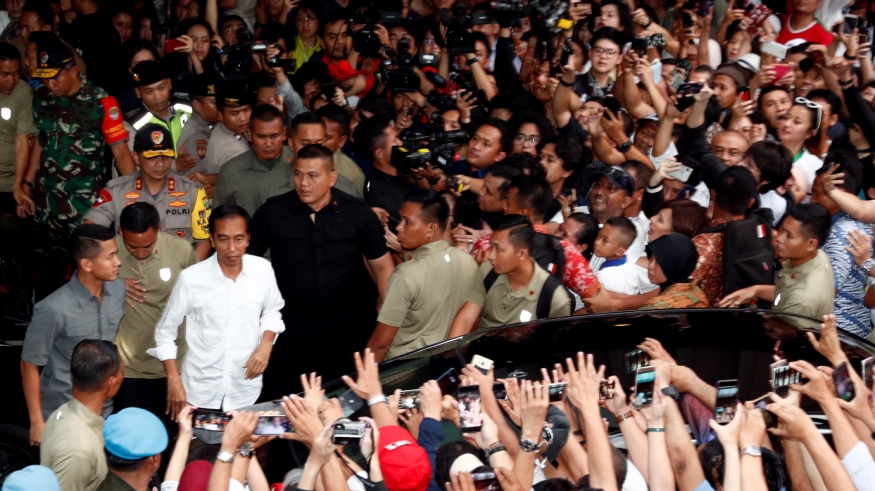 ตำรวจอินโดนีเซียขู่ห้ามชุมนุมทั้ง 'ประท้วง-ฉลอง' หลังเลือกตั้ง