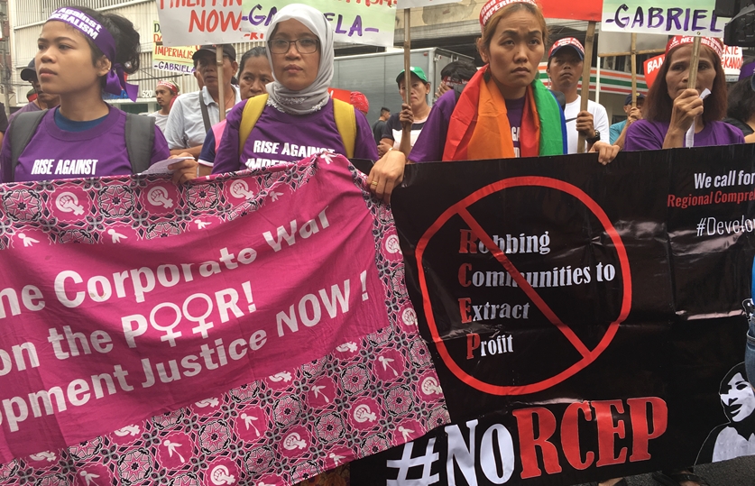 กลุ่มผู้หญิงกังวลต่อความตกลง RCEP และผลกระทบต่อสิทธิประชาชน