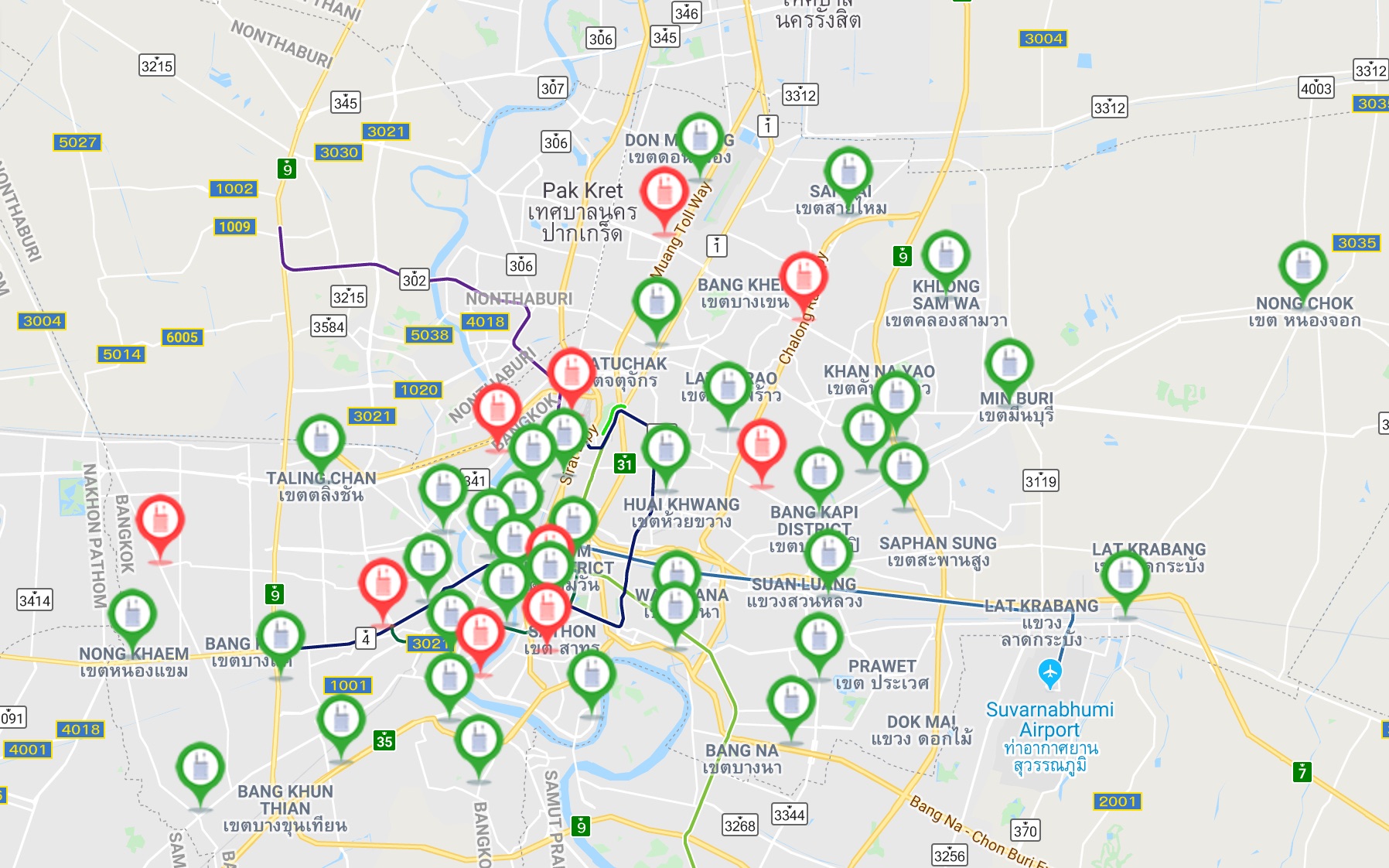 Fine Dust Harms Health in 9 Bangkok Districts