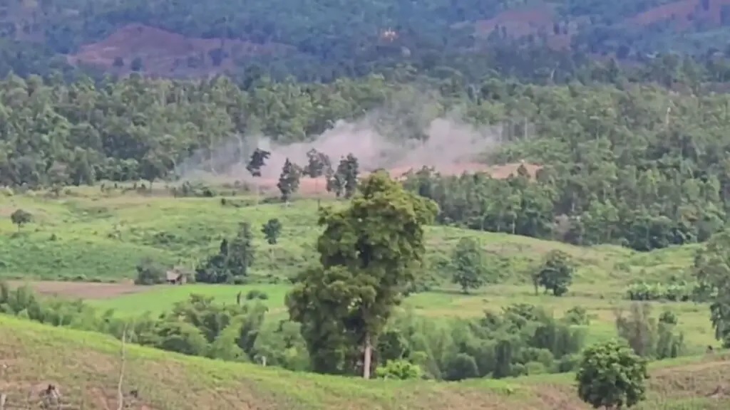 Myanmar Dropped 4 Bombs on Karen Troops