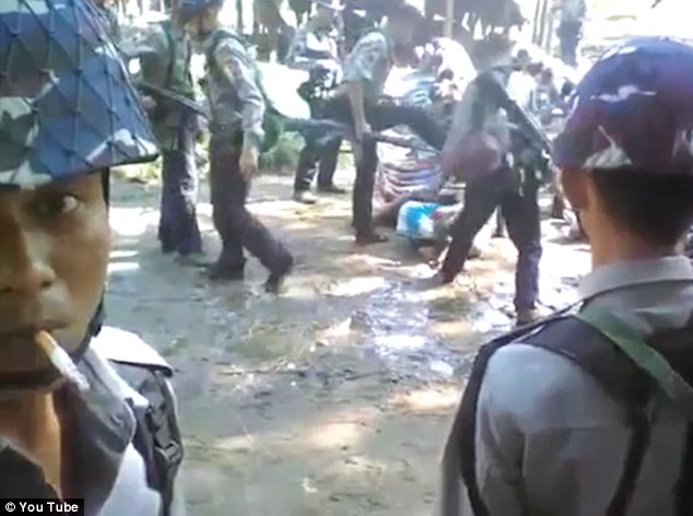 สั่งสอบตำรวจพม่าเหตุปล่อยคลิปทำร้ายชาวโรฮิงญา