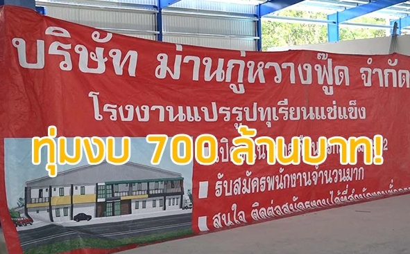 สื่อเผยทุนจีนทุ่ม 700 ล้านบาทสร้างโรงงาน อ.เทพา จ.สงขลา แปรรูปทุเรียนไทยส่งขายกลับจีน