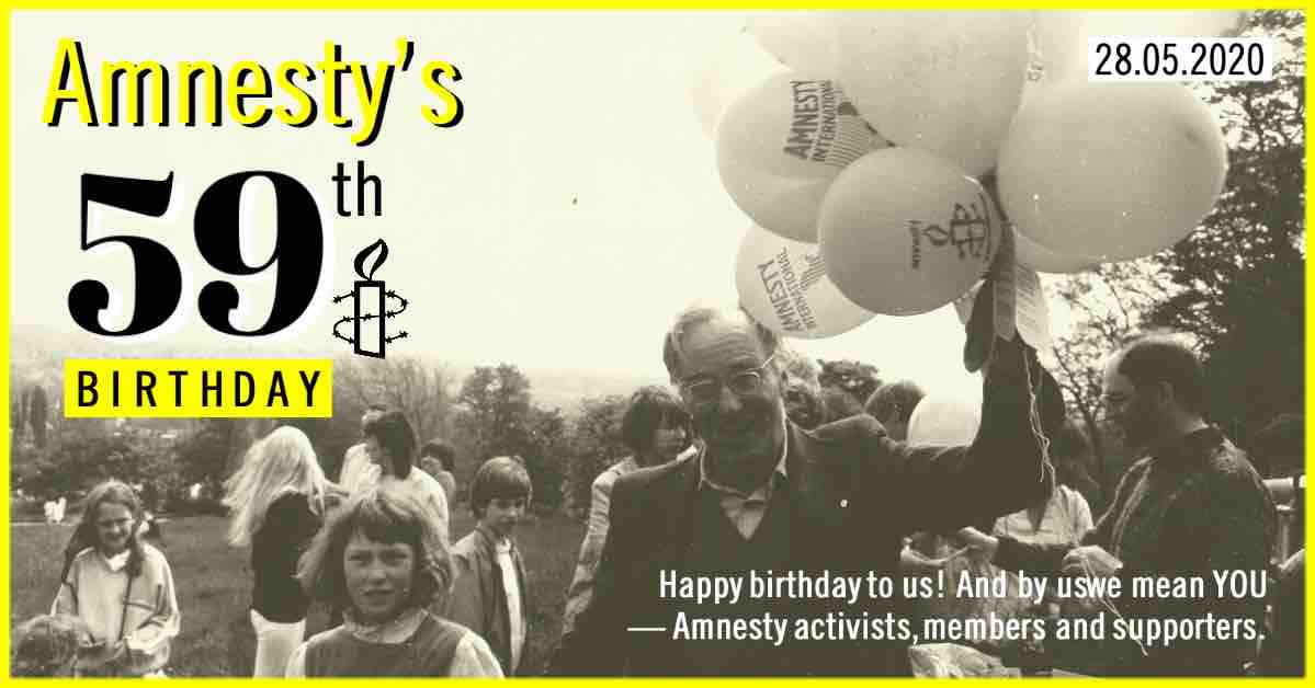 ก้าวสู่ปีที่ 60 แอมเนสตี้ยืนหยัดเคียงข้างผู้ถูกละเมิดสิทธิมนุษยชน