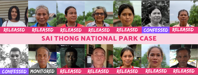 All you need to know about the Sai Thong National Park Case: Unfair Criminalisation of 14 Land Rights Defenders