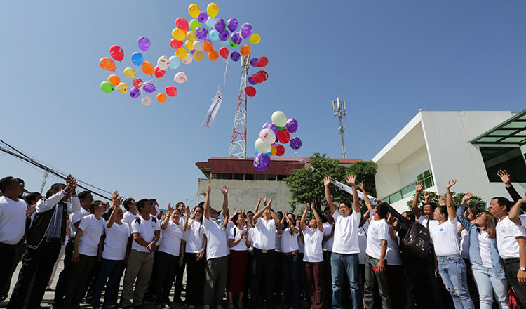 องค์กรประชาสังคมกัมพูชาชุมนุมกลางกรุงพนมเปญวันสิทธิมนุษยชนสากล