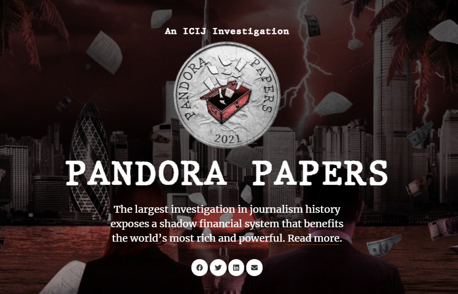 'Pandora Papers' แฟ้มลับด้านการเงินที่ใหญ่ที่สุดในวงการข่าวสืบสวน