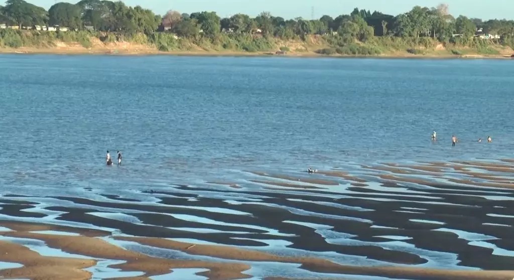 Dam Causes Bluish Clear Mekong